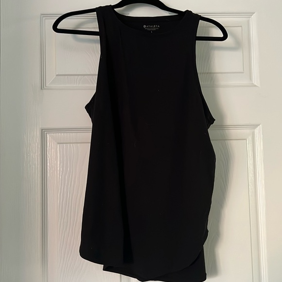 Athleta black blend tank 
Easy loose fit - Picture 1 of 4